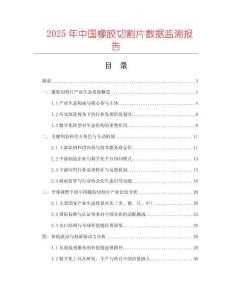 2025年中國橡膠切割片數(shù)據(jù)監(jiān)測報告