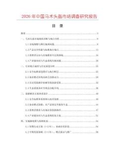 2026年中國馬術(shù)頭盔市場調(diào)查研究報(bào)告