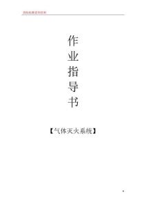 06氣體滅火系統(tǒng)檢測(cè)作業(yè)指導(dǎo)書