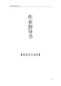 11泡沫滅火系統(tǒng)檢測(cè)作業(yè)指導(dǎo)書