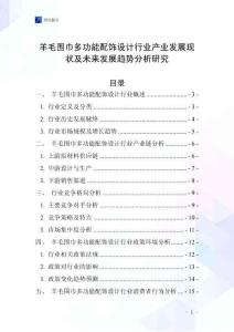 羊毛圍巾多功能配飾設(shè)計行業(yè)產(chǎn)業(yè)發(fā)展現(xiàn)狀及未來發(fā)展趨勢分析研究