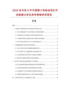 2025及未來5年中國矮三角板地球儀市場數(shù)據(jù)分析及競爭策略研究報(bào)告