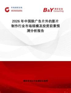 2026年中國除廣告片外的影片制作行業(yè)市場規(guī)模及投資前景預(yù)測分析報告