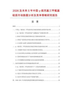 2026及未來5年中國γ-巰丙基三甲氧基硅烷市場數據分析及競爭策略研究報告
