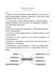 圓錐曲線二級結論熱點專練（解析版）