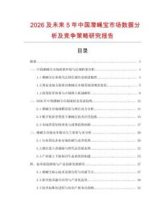 2026及未來5年中國潛蠅寶市場數(shù)據(jù)分析及競爭策略研究報告
