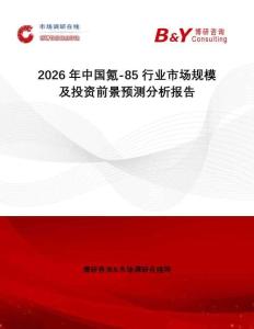 2026年中國氪-85行業(yè)市場規(guī)模及投資前景預(yù)測分析報(bào)告