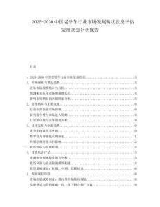 2025-2030中國(guó)老爺車行業(yè)市場(chǎng)發(fā)展現(xiàn)狀投資評(píng)估發(fā)展規(guī)劃分析報(bào)告