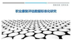 職業(yè)康復(fù)評(píng)估數(shù)據(jù)標(biāo)準(zhǔn)化研究