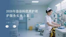 2026年急診科優(yōu)質(zhì)護(hù)理服務(wù)實(shí)施方案