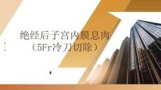 絕經(jīng)后子宮內(nèi)膜息肉（5Fr冷刀切除）