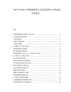 2025至2030中國(guó)攝像器材行業(yè)發(fā)展趨勢(shì)與未來(lái)前景分析報(bào)告
