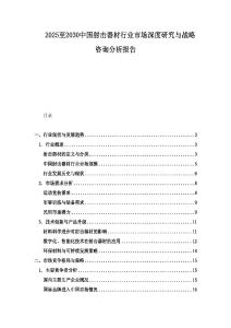 2025至2030中國射擊器材行業(yè)市場深度研究與戰(zhàn)略咨詢分析報(bào)告