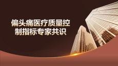 偏頭痛醫(yī)療質(zhì)量控制指標(biāo)專(zhuān)家共識(shí)