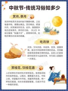 中秋節(jié)傳統(tǒng)的傳說(shuō)、習(xí)俗，給孩子講講吧！