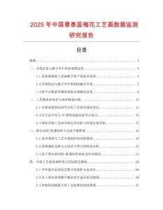 2025年中國景泰藍(lán)梅花工藝畫數(shù)據(jù)監(jiān)測(cè)研究報(bào)告
