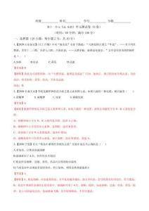 第十一單元 鹽 化肥單元測試卷（B卷提升篇）（解析版）-九年級化學(xué)下冊同步單元AB卷（人教版）