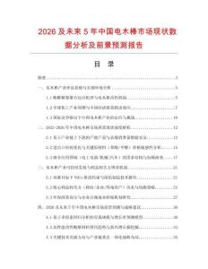 2026及未來5年中國電木棒市場現狀數據分析及前景預測報告