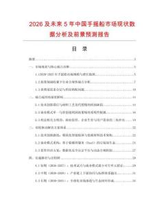 2026及未來5年中國手搖船市場現狀數據分析及前景預測報告