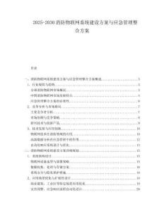 2025-2030消防物聯(lián)網(wǎng)系統(tǒng)建設(shè)方案與應(yīng)急管理整合方案