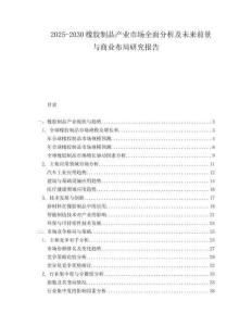 2025-2030橡膠制品產(chǎn)業(yè)市場(chǎng)全面分析及未來(lái)前景與商業(yè)布局研究報(bào)告