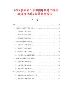 2025及未來5年中國甲巰噻二唑市場現狀分析及前景預測報告