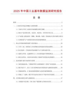 2025年中國工業基布數據監測研究報告