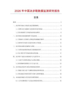 2026年中國(guó)冰步鞋數(shù)據(jù)監(jiān)測(cè)研究報(bào)告
