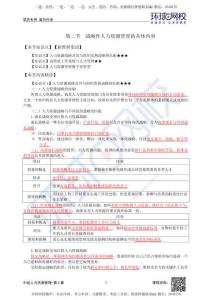 14.【新教材變動】第4章-戰(zhàn)略性人力資源管理第2節(jié)