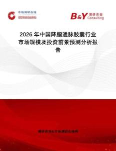 2026年中國降脂通脈膠囊行業(yè)市場規(guī)模及投資前景預測分析報告