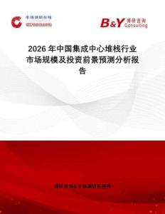 2026年中國集成中心堆棧行業市場規模及投資前景預測分析報告