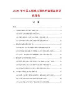 2025年中國工頻感應透熱爐數據監測研究報告