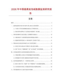2026年中國超柔起泡絨數(shù)據(jù)監(jiān)測研究報告