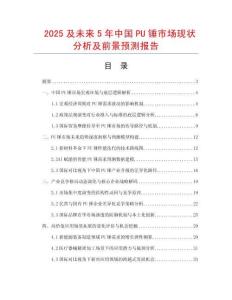 2025及未來5年中國PU錘市場現狀分析及前景預測報告