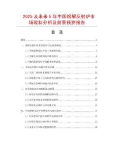 2025及未來5年中國熔解反射爐市場現狀分析及前景預測報告