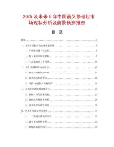2025及未來5年中國前叉修理包市場現狀分析及前景預測報告