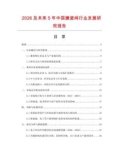 2026及未來5年中國搪瓷閥行業發展研究報告