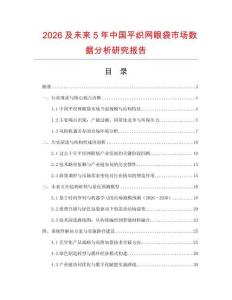 2026及未來5年中國平織網(wǎng)眼袋市場數(shù)據(jù)分析研究報(bào)告