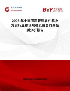 2026年中國問題管理軟件解決方案行業市場規模及投資前景預測分析報告