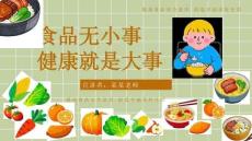 小學生食品安全教育主題班會PPT課件