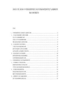 2025至2030中國潤滑劑行業市場深度研究與戰略咨詢分析報告