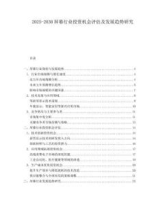 2025-2030屏幕行業(yè)投資機會評估及發(fā)展趨勢研究