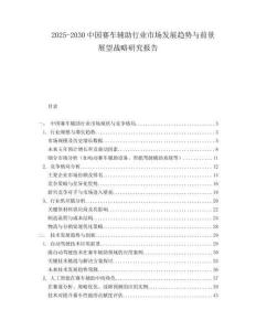 2025-2030中國賽車輔助行業(yè)市場發(fā)展趨勢與前景展望戰(zhàn)略研究報告