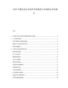 2025車載信息安全防護體系建設與市場機會評估報告