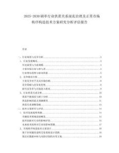 2025-2030刷單行業(yè)供需關系混亂治理及正常市場秩序構(gòu)造技術方案研究分析評估報告