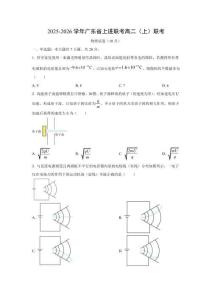 【物理】廣東省上進聯考2025-2026學年高二上學期10月月考試題(學生版)
