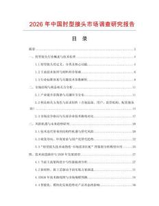 2026年中國肘型接頭市場調查研究報告