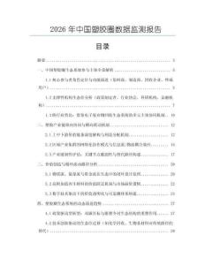 2026年中國塑膠圈數據監測報告