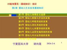 22版育嬰員基礎知識培訓：第2章 嬰幼兒生長發育基礎知識（含同步練習題及答案）