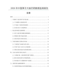 2026年中國彈子大插芯鎖數(shù)據(jù)監(jiān)測報告